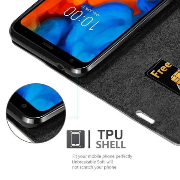 Cadorabo Fodral till LG Q Stylus i KAFFEBRUNT