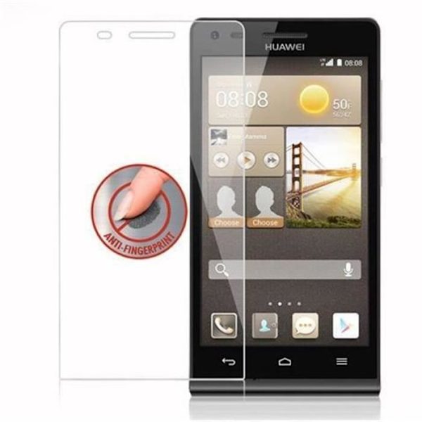 Cadorabo – Skärmskydd i härdat glas för > Huawei ASCEND G6 < Skärmskydd i härdat glas Transparent