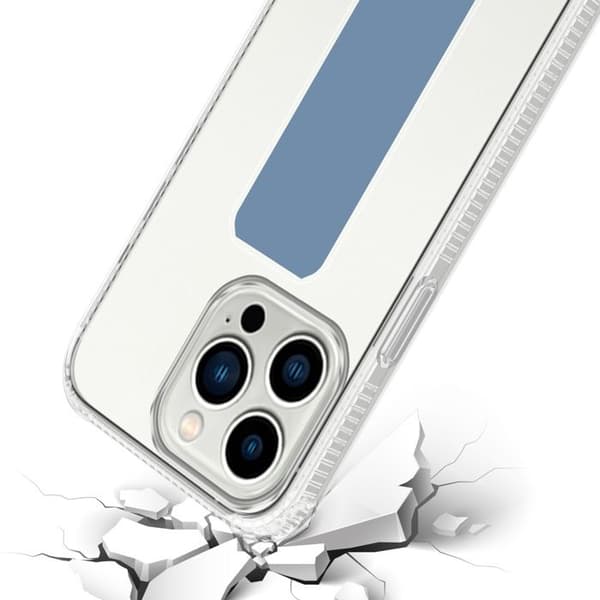 Skal för iPhone 11 PRO MAX LJUST BLÅ med stöd och ställfunktion Blå