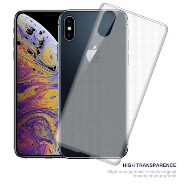 Coque - CADORABO - iPhone XS MAX - Transparent - Skydd av silikon TPU - Tunn och lätt design Transparent