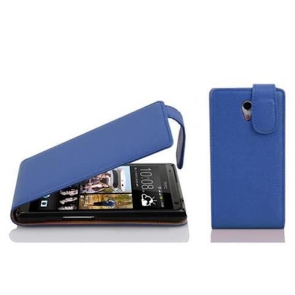 Cadorabo Fodral Fodral för > HTC DESIRE 600 < i Flip Style Fodral Fodral Bumper Wallet i CELESTIAL BLUE