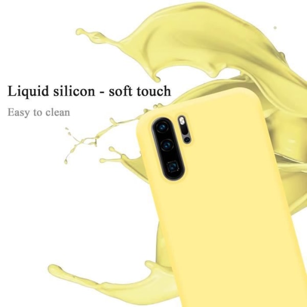 Fodral till Huawei P30 PRO i LIQUID Yellow Cadorabo Cover Silikon TPU