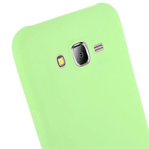 Skyddsfodral för Samsung Galaxy J7 2015 CANDY GRÖN PASTELL Stötabsorberande Silikon Grön