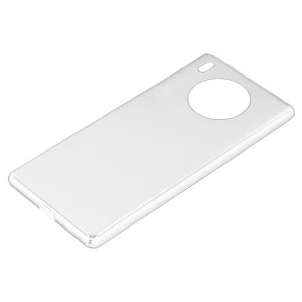 Transparent stötsäker silikonfodral för Honor 50 LITE Vit
