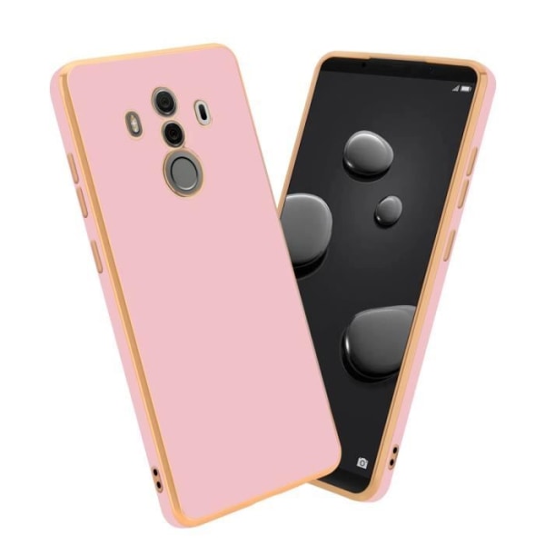 Fodral för Huawei MATE 10 PRO Fodral i glänsande rosé - guld Fodral Silikon TPU och kameraskydd