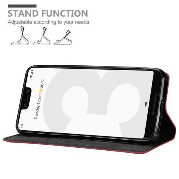 Fodral för Google PIXEL 3 XL Skal i ÄPPLE RÖD Röd