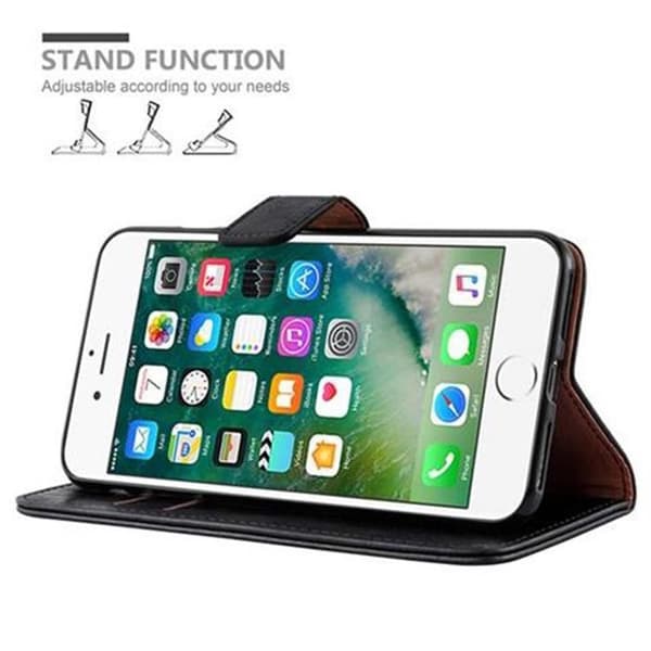Skyddsfodral för iPhone 7 PLUS / 7S PLUS / 8 PLUS i JET BLACK Svart