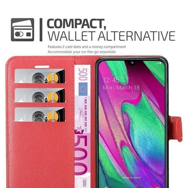 Etui för Samsung Galaxy A40 i KIRSCHRÖD Röd