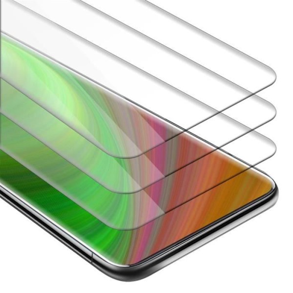 Skyddsglas för OnePlus 7 PRO - CADORABO - Paket med 3 - Reptåligt - Tjocklek 0,3 mm Transparent