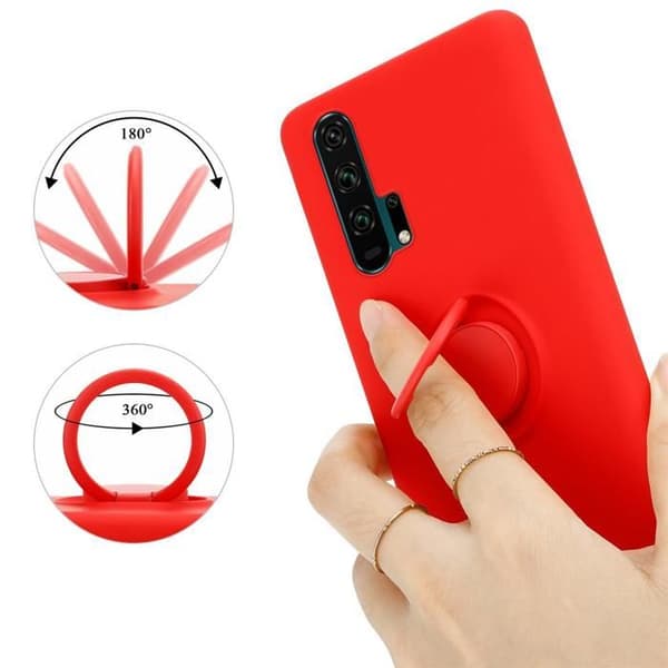 Skal för Honor 20 PRO i LIQUID RED Stötabsorberande skydd Röd