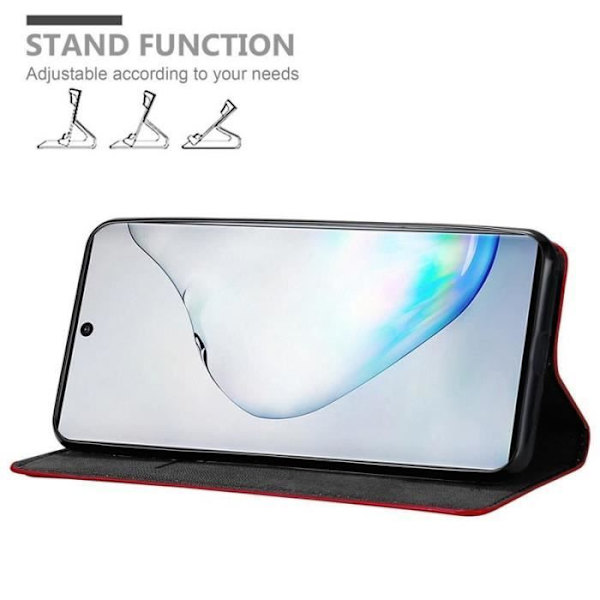 Cadorabo Fodral till Samsung Galaxy NOTE 10 i APPLE RÖD