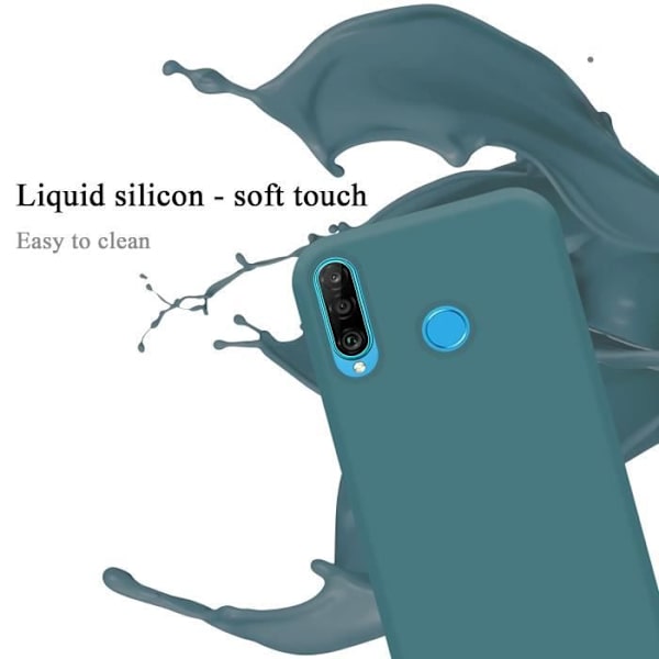 Coque - CADORABO - Huawei P30 LITE - Silikon TPU - Ljusgrön - Lätt skydd Ljusgrön