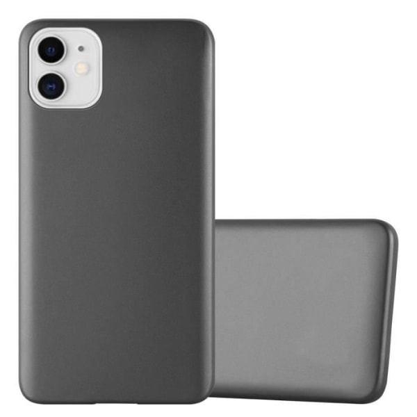 Coque - CADORABO - Apple iPhone 11 - Metallisk Grå - Skydd av Silikon TPU - Tunn och Lätt Design METALLISK GRÅ