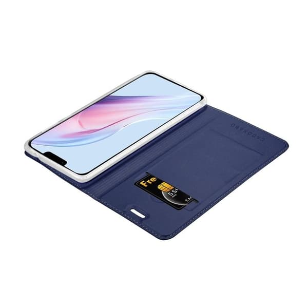 Flip-fodral för iPhone 13 PRO Etui i MÖRKBLAU CLASSY Plånbok Stötsäker Blå
