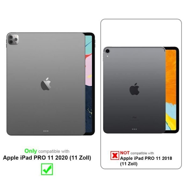 Skyddsfodral - Cadorabo - iPad PRO 11 2020 - Mörkblå - Automatisk väckning - Variabel ställning MÖRKBLÅ