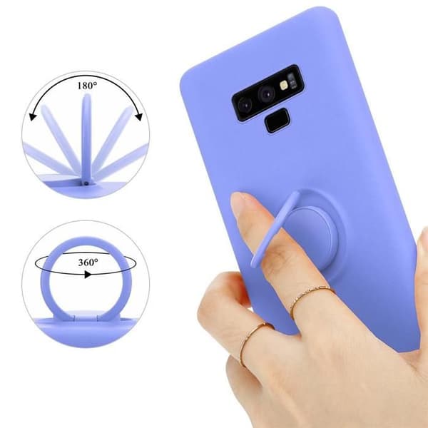 Skal för Samsung Galaxy NOTE 9 i LIQUID LIGHT PURPLE Stötskydd Violett