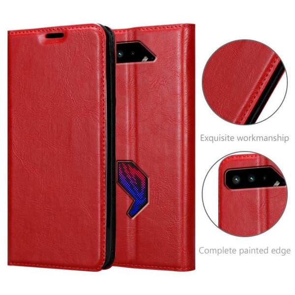 Etui för Asus ROG Phone 5 Skal i ÄPPLE RÖD Röd