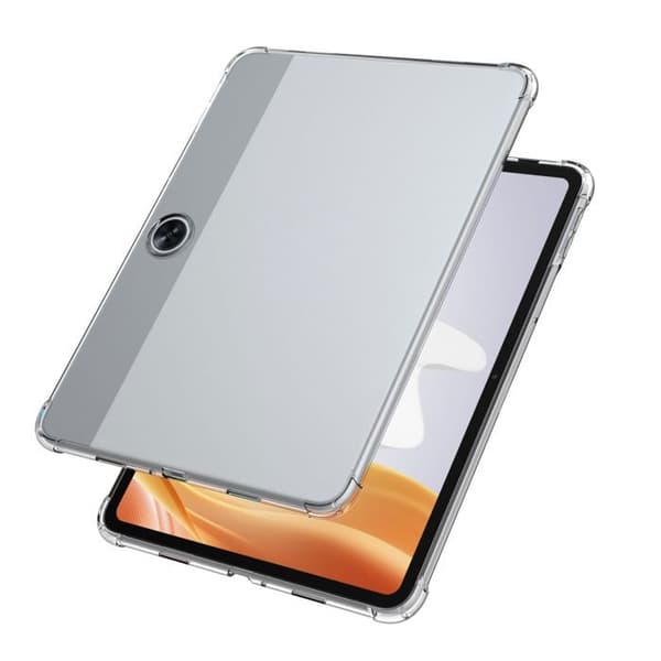 Transparent stötsäker silikonfodral för OnePlus Pad Vit