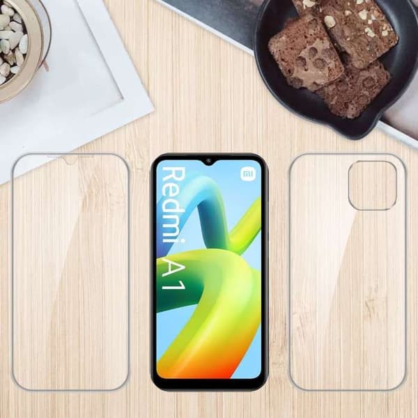 Transparent skal för Xiaomi RedMi A1 Heltäckande skydd Vit
