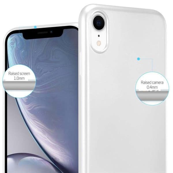 iPhone XR-fodral Skyddsfodral i MATTSILVER Metallic Design Grå