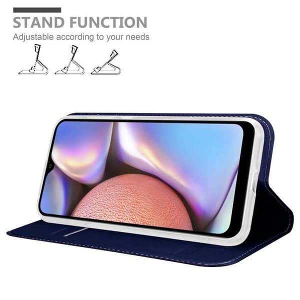 Flipfodral för Samsung Galaxy A10s / M01s i MÖRKBLAU CLASSY Plånbok Stötsäker Blå