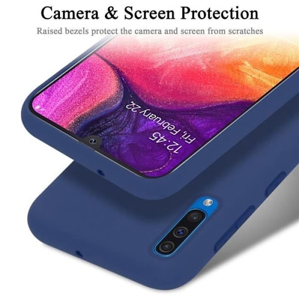 Cadorabo skal för Samsung Galaxy A50/A50S/A30S - i blått - Flexibel TPU-silikon Blå