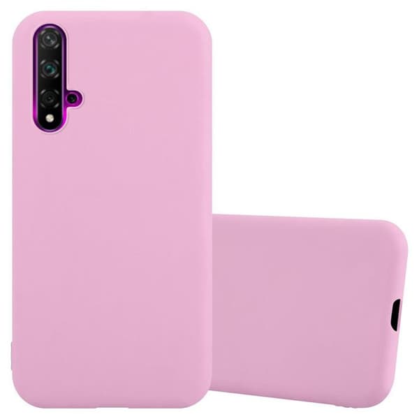 Skyddsfodral för Huawei NOVA 5 / 5 PRO CANDY ROSE VIF Stötskydd Silikon Ros