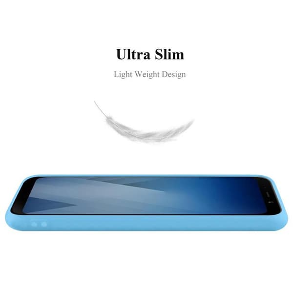 Skyddsfodral för Samsung Galaxy A5 2018 CANDY BLÅ Stötabsorberande Silikon Blå