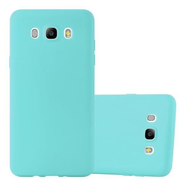 Samsung Galaxy J5 2016 (6) Fodral CANDY BLUE Cadorabo DESIGN CANDY Cover TPU Silikonskydd Fodral Skal Ultra Slim Bumper