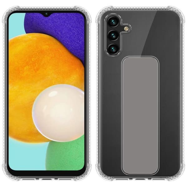 Skydd för Samsung Galaxy A13 5G GRÅ med ställ och funktion för stativ Grå