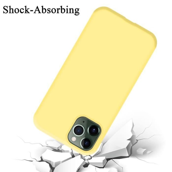 Coque - CADORABO - iPhone 11 PRO MAX - Silikon TPU - Gul - Stötskydd Gul