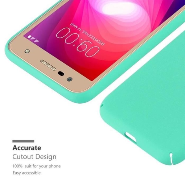 Coque - CADORABO - LG X Power 2 - Hårt skydd - Matt design - Grön färg Grön