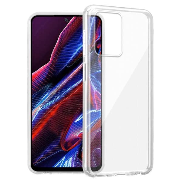 Transparent stötsäker silikonfodral för Xiaomi X5 Vit