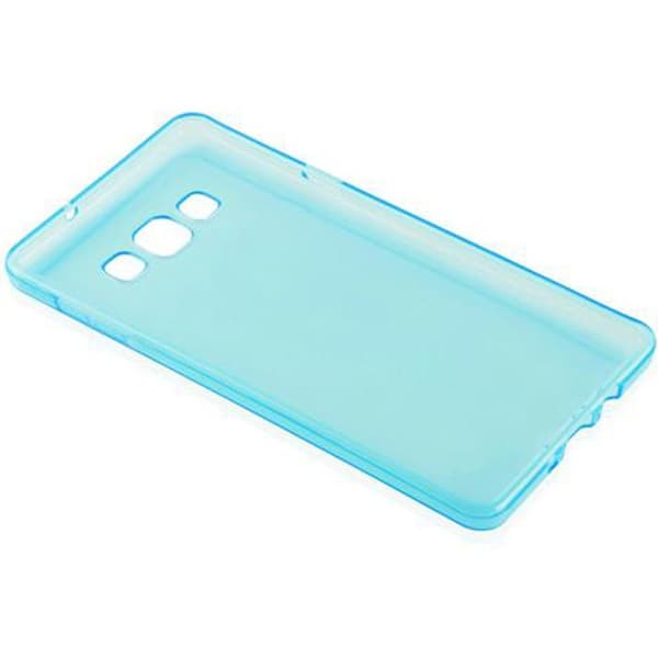 Transparent stötsäker silikonfodral för Samsung Galaxy A7 2015 Blå