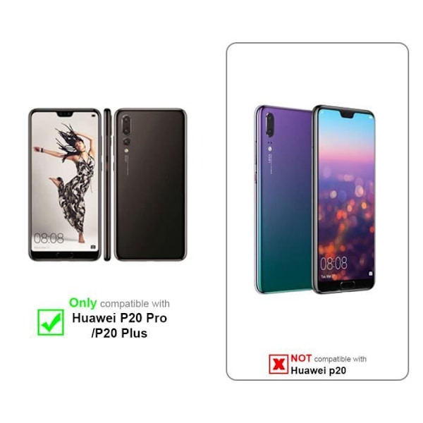 Telefonfodral - CADORABO - Huawei P20 PRO/P20 PLUS - Silikon TPU - Kameraskydd - Blank Vitt guld