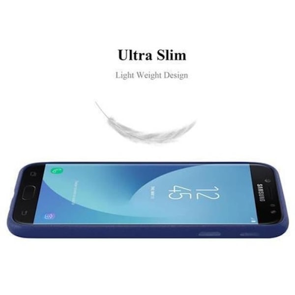 Samsung Galaxy J5 2017 fodral - CADORABO - Frost design - Mjuk - Mörkblå Frost mörkblå