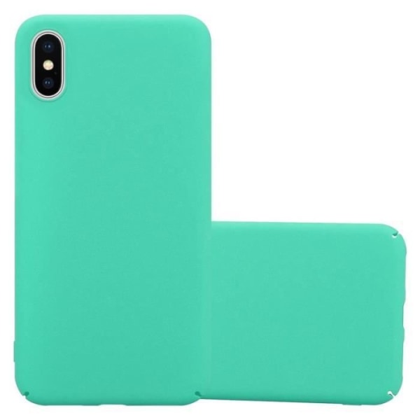 Coque - CADORABO - iPhone X / XS - Hårdskydd - Matt Design - Grön Färg Grön