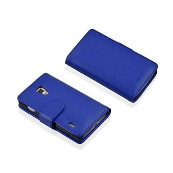 Cadorabo - Fodral Cover för > LG OPTIMUS P710 L7II < – Fodral Cover Bumper Wallet (med kortplatser) i BLÅTT