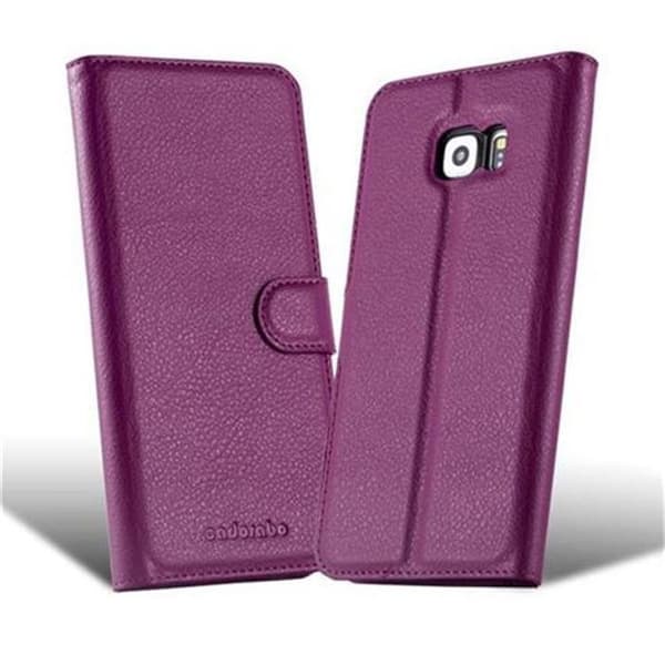 Etui för Samsung Galaxy S6 EDGE i ORKIDÉER VIOLETT Violett