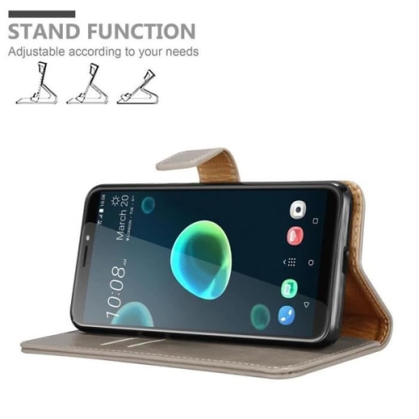 Cadorabo fodral till HTC Desire 12 PLUS - i brunt - Reservera lyx