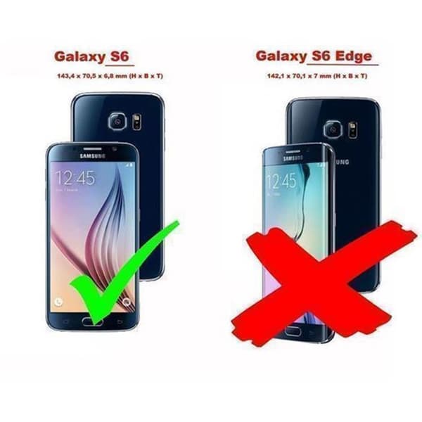 Etui för Samsung Galaxy S6 i SOCKERROSA Ros