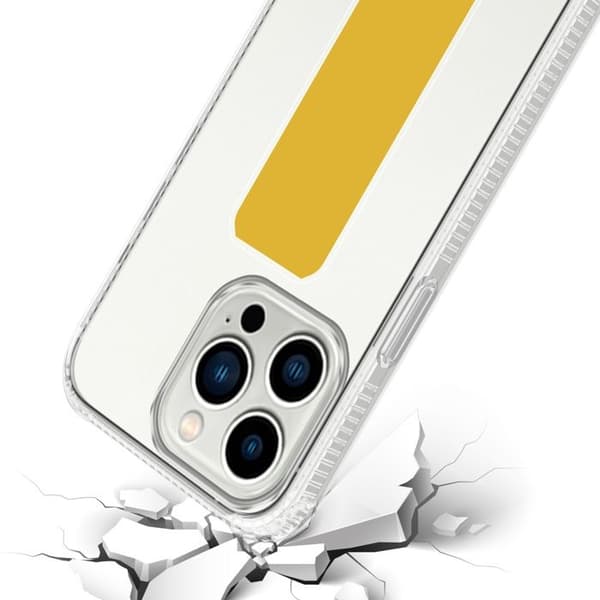 iPhone 13 PRO MAX GUL skal med stöd och ställfunktion Gul