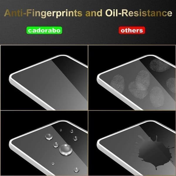 3x Härdat Glas för Huawei MATE 10 / NOVA 2i Skärmskydd Vit