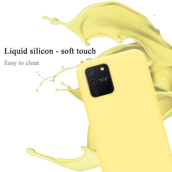 Coque - CADORABO - Samsung Galaxy A91 / S10 LITE / M80s - Silikon TPU Gul - Stötabsorberande - Tunn Design Gul