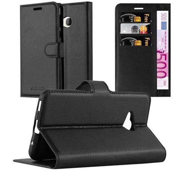 Etui för HTC U PLAY i JET BLACK Svart