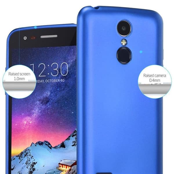 Skyddsfodral för LG K8 2017 Skyddsfodral i MATTE METALLBLÅ Design Blå