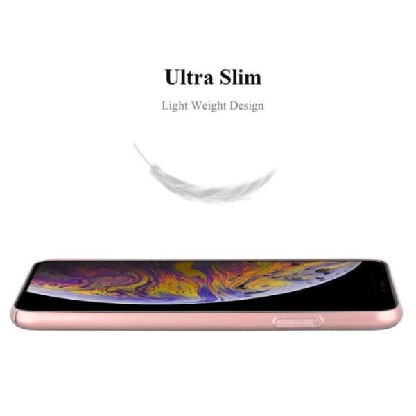 Cadorabo Fodral till Apple iPhone XS MAX i METALLIC ROSE GULD