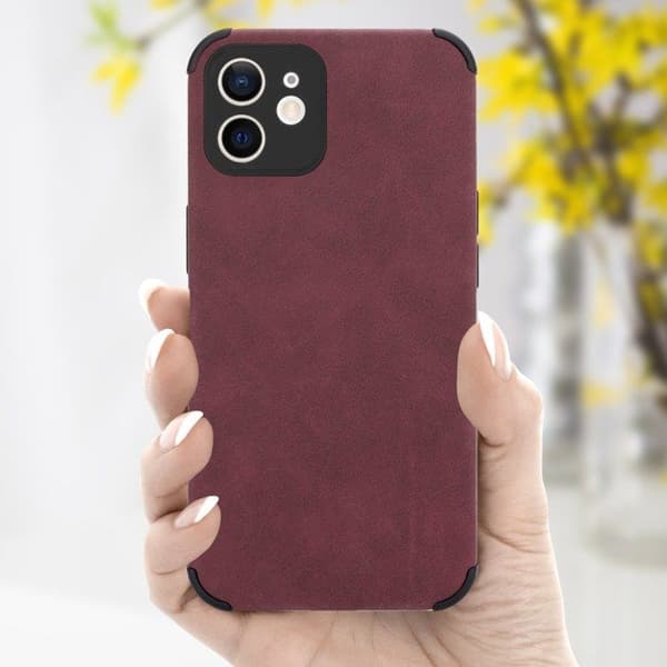 iPhone 12 Skal Bourgogne Lila Skydd Violett