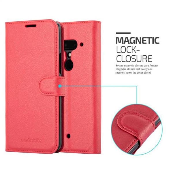 Etui för HTC U12 PLUS i KIRSCHRÖD Röd