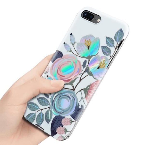 Fodral för Apple iPhone 7 PLUS / 7S PLUS / 8 PLUS Fodral PEONY FLOWERS Skyddsfodral Fodral Silikon TPU blommig plånbok